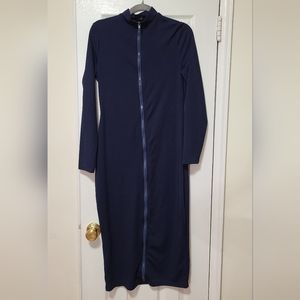 PRICE NEGOTIABLE: Blue Zip up dress